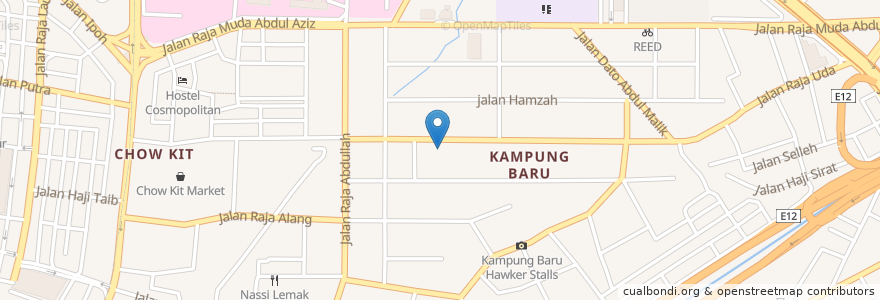 Mapa de ubicacion de Traffic Light Western Restaurant en 말레이시아, 슬랑오르, 쿠알라룸푸르.