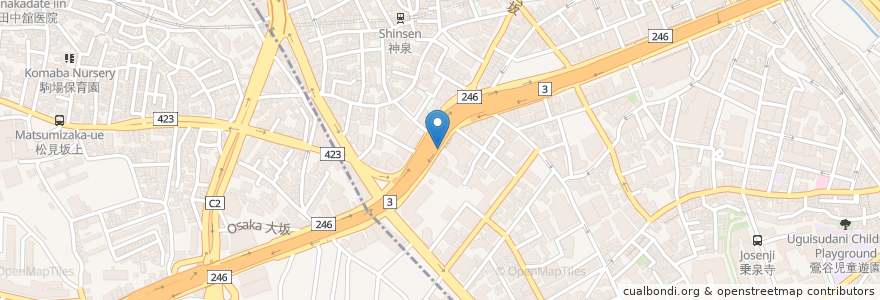 Mapa de ubicacion de ながぬま日本語学校 en اليابان, 東京都, 渋谷区.