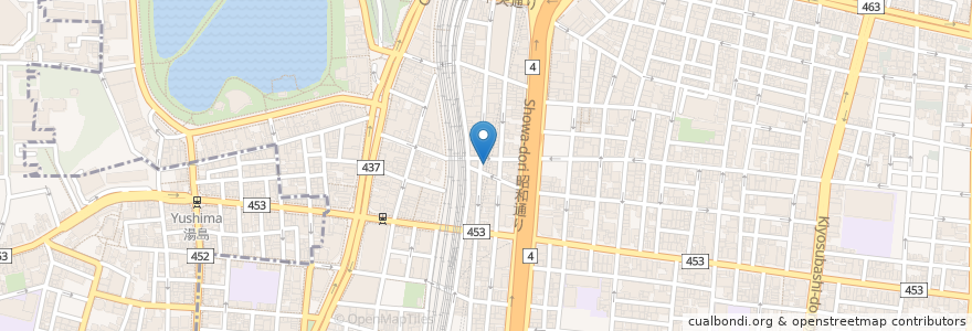Mapa de ubicacion de Stick & Spoon en Japonya, 東京都, 台東区.
