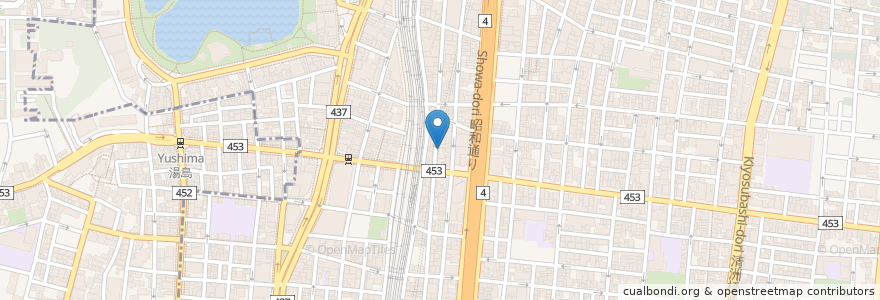Mapa de ubicacion de 塚本医院 en Japão, Tóquio, 台東区.