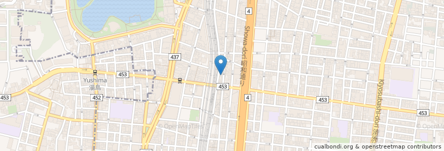 Mapa de ubicacion de マルヤス酒場 en Giappone, Tokyo, 台東区.