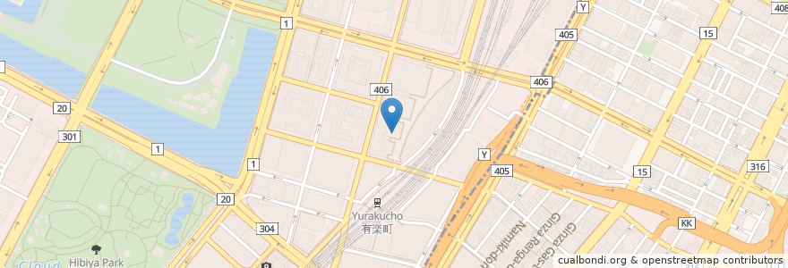 Mapa de ubicacion de シェイクシャック 東京国際フォーラム en 日本, 东京都/東京都, 千代田區.