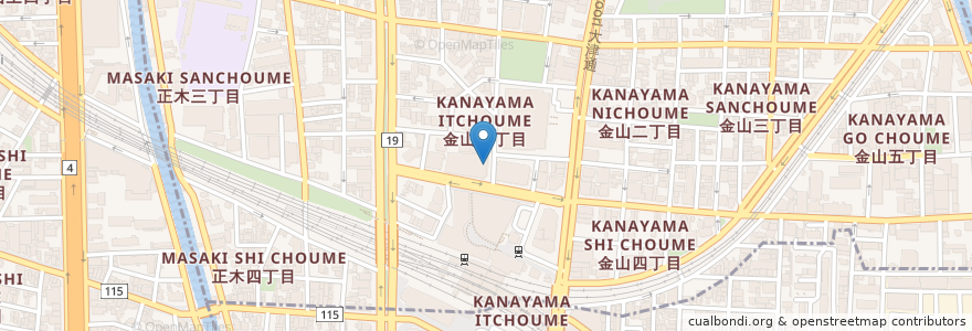 Mapa de ubicacion de タイムズ en 일본, 아이치현, 나고야 시, 中区.