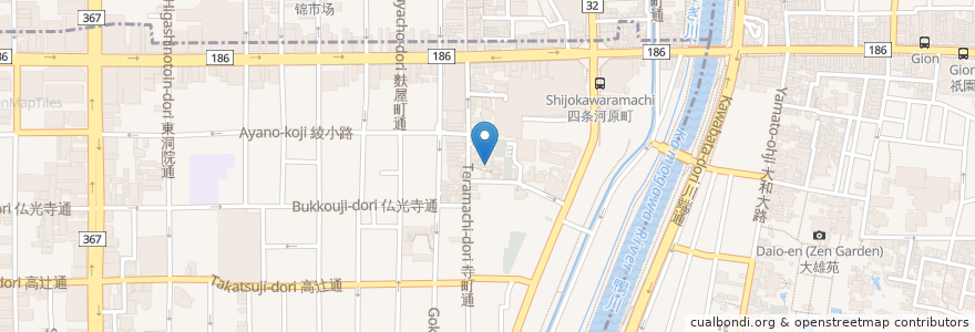 Mapa de ubicacion de 聖光寺 en 일본, 교토부, 京都市, 下京区.