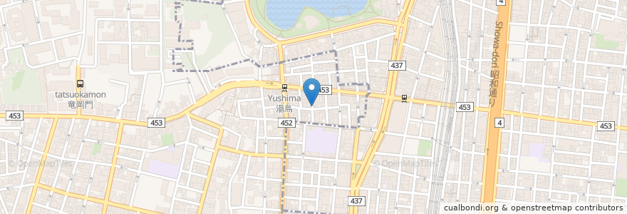 Mapa de ubicacion de ホルモン焼 善 en 日本, 東京都, 台東区.