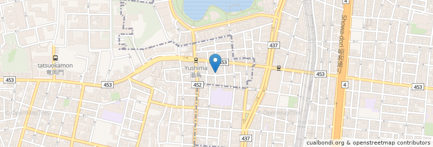 Mapa de ubicacion de Bar トランプ en Japão, Tóquio, 台東区.