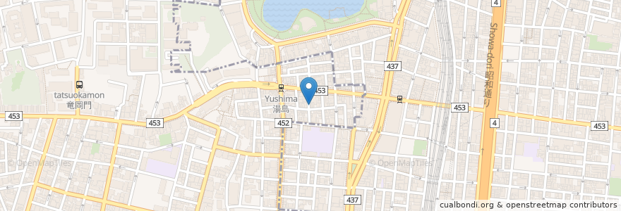 Mapa de ubicacion de Soba-cuisine Hayakawa en 일본, 도쿄도, 다이토구.