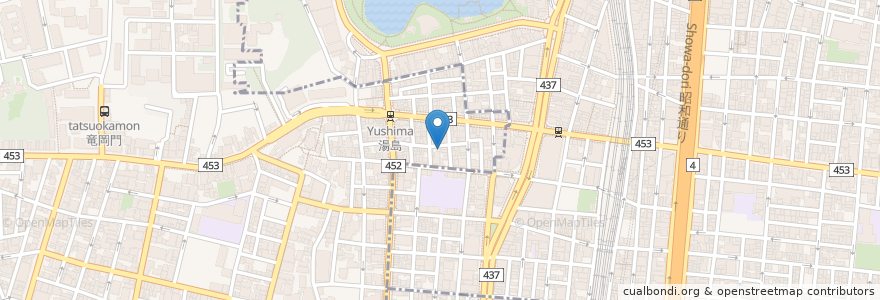 Mapa de ubicacion de 憩いの場 むら en Japon, Tokyo, 台東区.