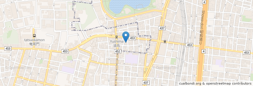 Mapa de ubicacion de Counter BAR holiday en Giappone, Tokyo, 台東区.