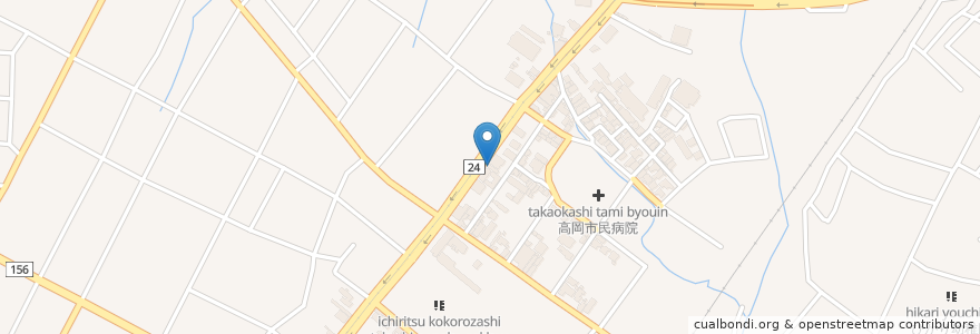 Mapa de ubicacion de いまむら歯科 en 日本, 富山県, 高岡市.