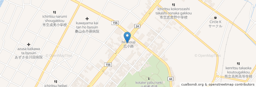 Mapa de ubicacion de とり家 en Japon, Préfecture De Toyama, 高岡市.