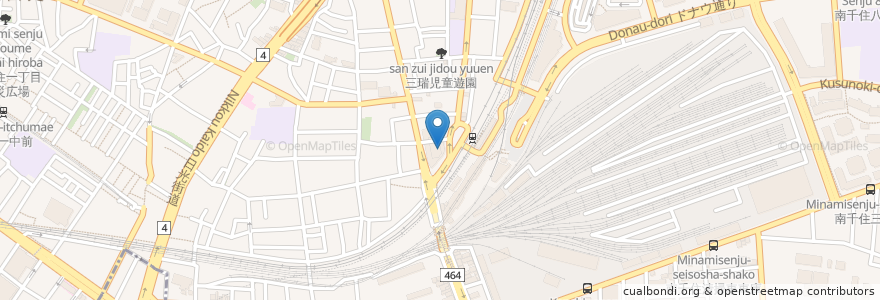Mapa de ubicacion de はちすか整形外科 en ژاپن, 東京都.