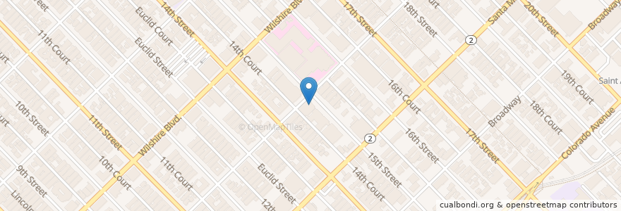 Mapa de ubicacion de Jeffrey M Kotsubo D D S Inc en États-Unis D'Amérique, Californie, Los Angeles County.