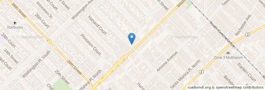 Mapa de ubicacion de Susan E & Brent Hale D D S en Amerika Syarikat, California, Los Angeles County, Los Angeles.