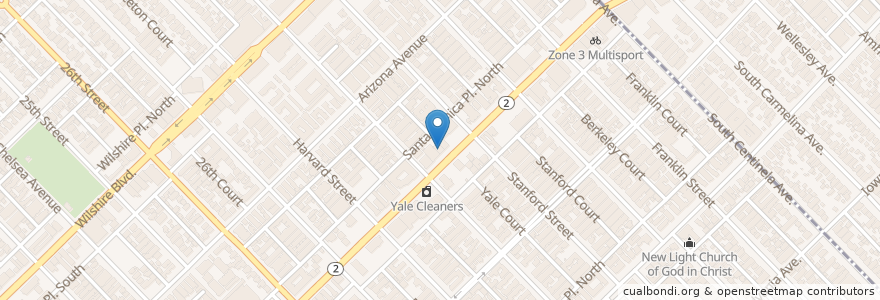 Mapa de ubicacion de Sanaz Khoubnazar D M D Inc en 미국, 캘리포니아주, Los Angeles County, 로스앤젤레스.