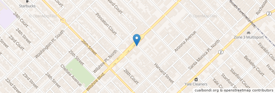Mapa de ubicacion de Drs Samuel & Videgain en United States, California, Los Angeles County.