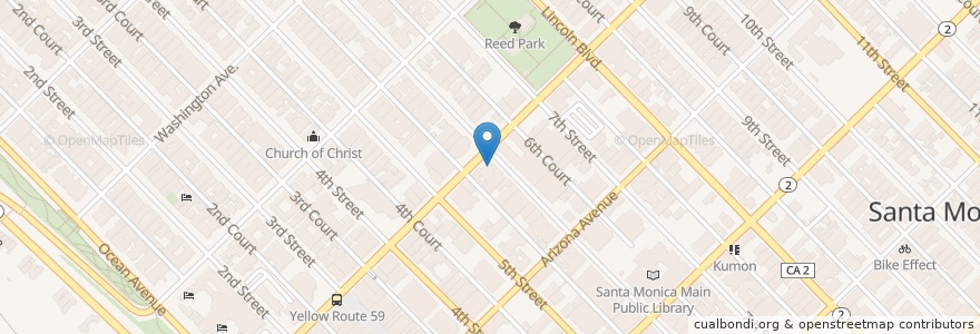 Mapa de ubicacion de Karen L Nakagawa D D S en Amerika Syarikat, California, Los Angeles County.