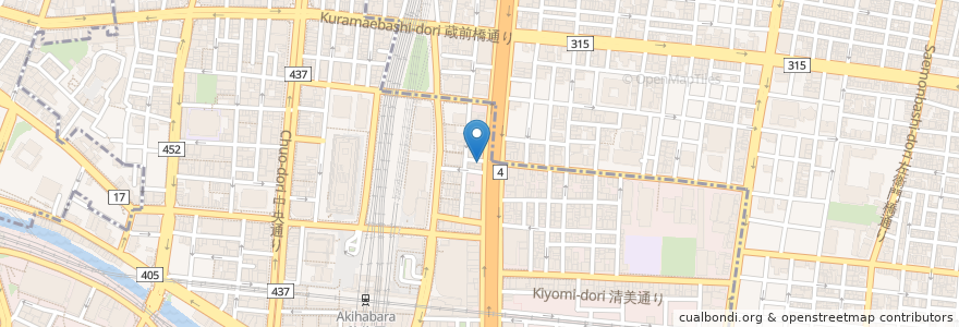 Mapa de ubicacion de 超ごってり麺 ごっつ en Japan, 東京都.