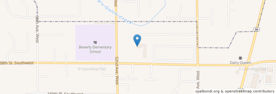 Mapa de ubicacion de Master Chos Black Belt Academy en États-Unis D'Amérique, Washington, Snohomish County, Lynnwood.