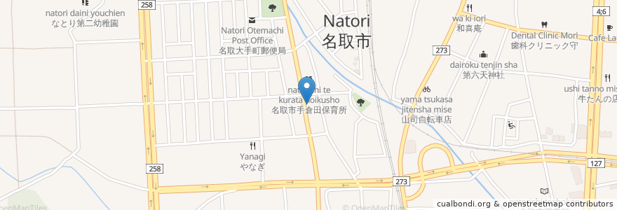 Mapa de ubicacion de 荘司歯科医院 en 日本, 宮城県, 名取市.