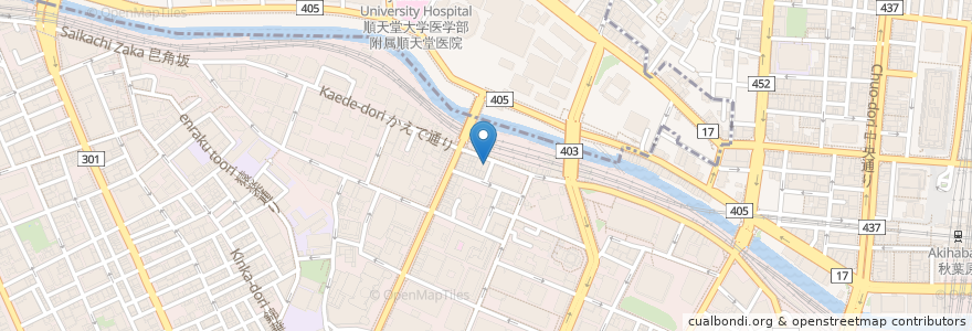 Mapa de ubicacion de HUB en Japon, Tokyo, 千代田区.