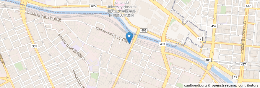 Mapa de ubicacion de マツモトキヨシ en Japón, Tokio, Chiyoda.