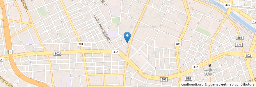 Mapa de ubicacion de スパイスキッチン en Japon, Tokyo, 千代田区.