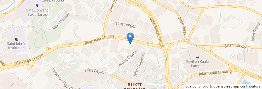 Mapa de ubicacion de Elysium Bar en Malezya, Selangor, Kuala Lumpur.