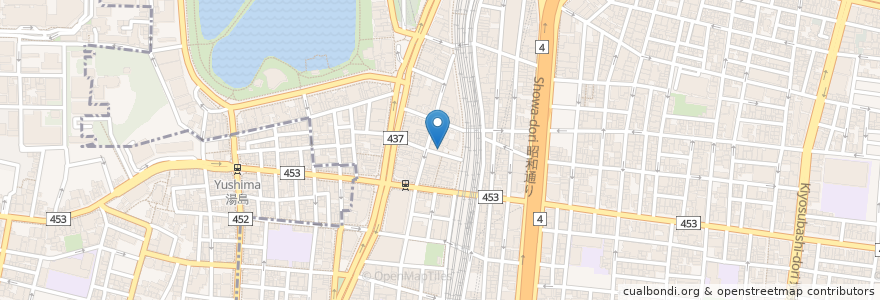 Mapa de ubicacion de Cafe Niki en Japonya, 東京都, 台東区.