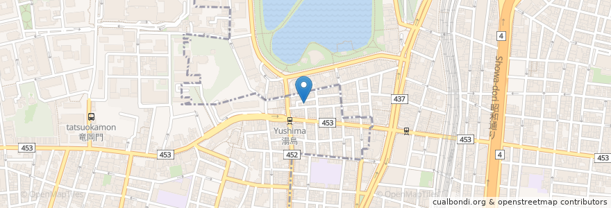 Mapa de ubicacion de moroccan en Japan, Tokio, 台東区.