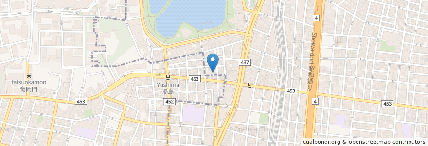 Mapa de ubicacion de サヴィーニ en 日本, 東京都, 台東区.