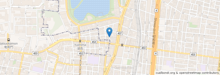 Mapa de ubicacion de アレンモク 別館 en 일본, 도쿄도, 다이토구.