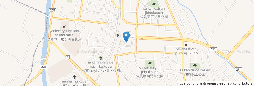 Mapa de ubicacion de taxi pool en Япония, Ибараки, 龍ケ崎市.