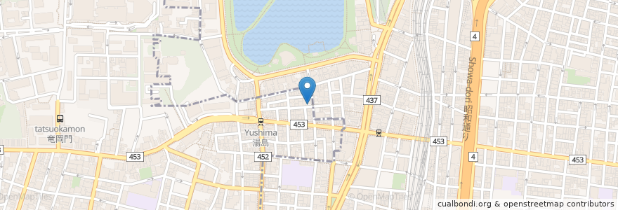 Mapa de ubicacion de 焼肉とうちゃん en 日本, 東京都, 台東区.