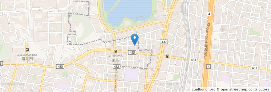 Mapa de ubicacion de デジ屋 en 일본, 도쿄도, 다이토구.