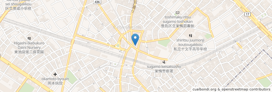 Mapa de ubicacion de いきなりステーキ en اليابان, 東京都, 豊島区.