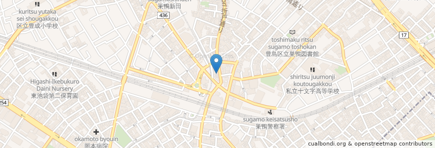 Mapa de ubicacion de 石田家 en Japon, Tokyo, 豊島区.