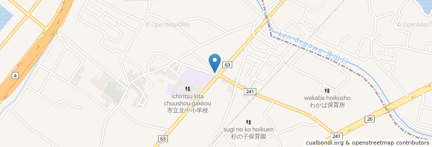 Mapa de ubicacion de ライスマンクック 鶴原店 en 일본, 오사카부, 泉佐野市.