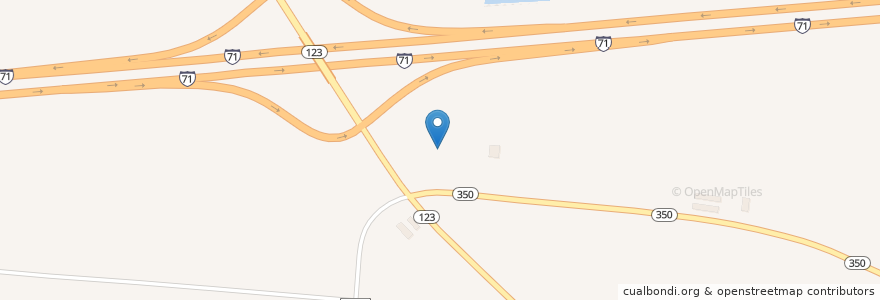 Mapa de ubicacion de Auntie Anne's en Amerika Syarikat, Ohio, Warren County.