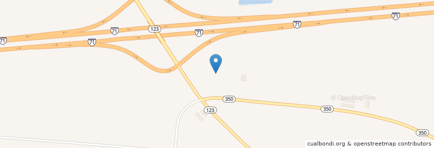 Mapa de ubicacion de Cinnabon en 美利坚合众国/美利堅合眾國, 俄亥俄州, 沃伦县.