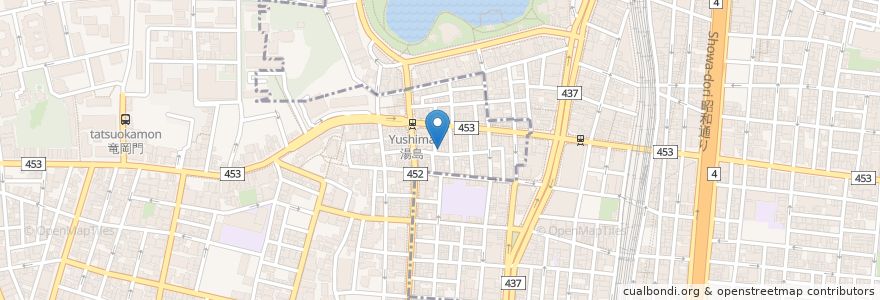 Mapa de ubicacion de おばんざい 心 en 日本, 东京都/東京都, 台東区.