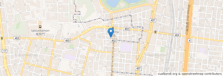 Mapa de ubicacion de BAR ROOK en Japonya, 東京都.