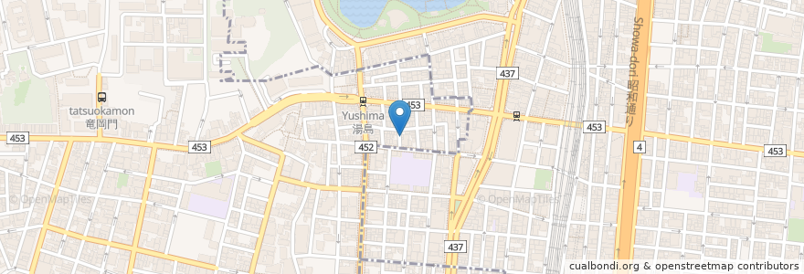 Mapa de ubicacion de R's Bar en 日本, 東京都, 台東区.