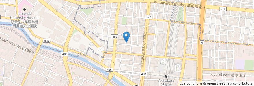 Mapa de ubicacion de Twin Box Garage en 日本, 東京都, 千代田区.