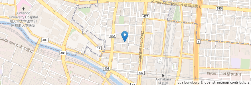 Mapa de ubicacion de スパイBar Akiba CIA en Japón, Tokio, Chiyoda.