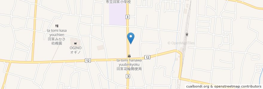 Mapa de ubicacion de ほっともっと en 日本, 山梨県, 中央市.