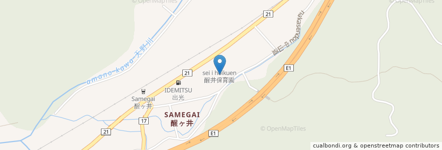 Mapa de ubicacion de 了徳寺 en Япония, Сига, 米原市.