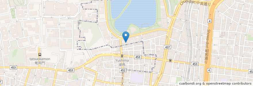 Mapa de ubicacion de BAR 大島家 en 日本, 東京都, 台東区.
