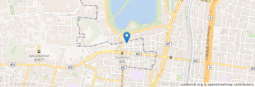 Mapa de ubicacion de THAI CLUB アンヤマニー en Jepun, 東京都, 台東区.