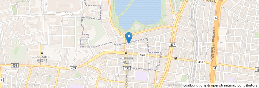 Mapa de ubicacion de Club LEE en 일본, 도쿄도, 다이토구.